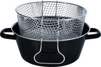 Riess 0366-022, Riess Classic Schwarzemaille Pommes-Frites-Pfanne 20 cm mit...