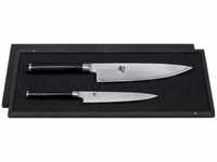 KAI DMS-220, KAI Shun Classic 2-teiliges Messer-Set mit Allzweckmesser & Kochmesser -