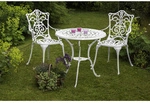 MERXX Gartenm&ouml;bel &raquo;Lugano&laquo;, Metall, 3-teilig - weiss