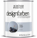 SCH&Ouml;NER WOHNEN FARBE Innenfarbe &raquo;Designfarben&laquo;, Klares Eisblau, matt