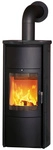 HARK Zeitbrandofen &raquo;Keno ECOplus&laquo;, schwarz, Kacheln, 7 kW, Dauerbrand geeignet