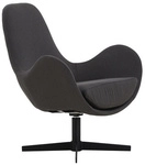 SalesFever Sessel, H&ouml;he: 85 cm, dunkelgrau/schwarz