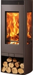 PANADERO Kaminofen &raquo;Alba&laquo;, schwarzmetallic, Stahl, 9,5 kW