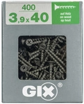SPAX Grobgewindeschraube, 3,9 mm, Stahl, 400 Stk., GIX B 3,9x40 XL -...