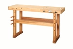 rikta Werkbank, BxHxT: 140 x 83 x 50 cm, Buchenholz - braun
