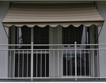 ANGERER FREIZEITM&Ouml;BEL Klemmmarkise, BxT: 250x150 cm, beige gestreift