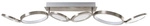 N&Auml;VE LED-Deckenleuchte &raquo;Stelari&laquo;, BxHxL: 19 x 120 x 100 cm, Metall/Kunststoff -