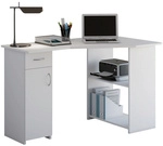 VCM Eck-Schreibtisch &raquo;Linzia&laquo;, BxHxL: 77 x 76 x 118 cm - weiss