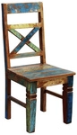 SIT Stuhl-Set &raquo;RIVERBOAT&laquo;, BxHxT: 45 x 100 x 45 cm, Altholz - bunt