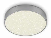 BRILONER LED-Deckenleuchte »FLAME STAR«, Ø: 21,2 cm, 16 W, 4000 K - silberfarben