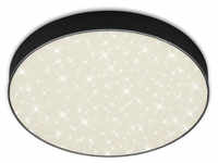 BRILONER LED-Deckenleuchte »FLAME STAR«, Ø: 28,7 cm, 21 W, 4000 K - schwarz