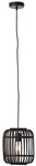 BRILLIANT Pendelleuchte &raquo;WOODROW&laquo;, 1-flammig, 60 W, &Oslash; 210 mm, IP 20 - schwarz