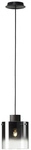 BRILLIANT Pendelleuchte &raquo;BETH&laquo;, 1-flammig, 60 W, &Oslash; 200 mm, IP 20 - grau