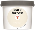 ALPINA Wandfarbe &raquo;Pure Farben&laquo;, Mondgrau, 2,5L, matt