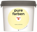 ALPINA Wandfarbe &raquo;Pure Farben&laquo;, Vanillegelb, 2,5L, matt