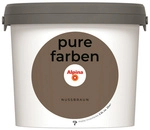 ALPINA Wandfarbe &raquo;Pure Farben&laquo;, Nussbraun, 2,5L, matt