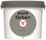ALPINA Wandfarbe &raquo;Pure Farben&laquo;, Felsgrau, 2,5L, matt