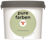 ALPINA Wandfarbe &raquo;Pure Farben&laquo;, Pistaziengr&uuml;n, 2,5L, matt - gruen