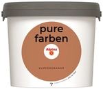 ALPINA Wandfarbe &raquo;Pure Farben&laquo;, Kupferorange, 2,5L, matt