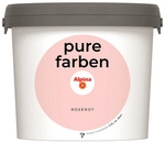 ALPINA Wandfarbe &raquo;Pure Farben&laquo;, Ros&eacute;rot, 2,5L, matt
