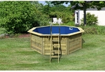 KARIBU Pool, beige, 11600 l