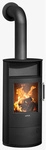JUSTUS Kaminofen &raquo;Island 5 2.0&laquo;, Schwarz, 5 kW