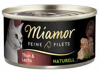 Miamor Katzen-Nassfutter »Feine Filets«, Thunfisch/Lachs, 80 g