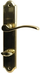 ALPERTEC Langschild-Garnitur &raquo;Lori&laquo;, Messing - goldfarben