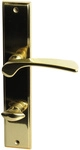 ALPERTEC Langschild-Garnitur &raquo;Nelson&laquo;, Messing - goldfarben