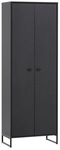 SCHILDMEYER Schuhschrank &raquo;Janne&laquo;, BxHxL: 33 x 169,7 x 60,2 cm, mattschwarz,