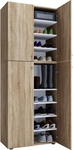 VCM Schuhschrank &raquo;Lona XXL&laquo;, BxHxL: 39 x 182 x 70 cm, Holzwerkstoff - braun