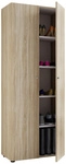 VCM Schuhschrank &raquo;Vandol I&laquo;, BxHxL: 39 x 180 x 71 cm, Holzwerkstoff - braun