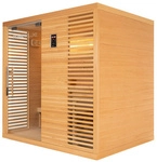 HOME DELUXE Sauna &raquo;NEOLA&laquo;, holzfarben, Tannenholz, BxH: 200 x 200 cm - beige