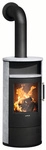 JUSTUS Kaminofen &raquo;Island 5 2.0&laquo;, schwarz/grau, Speckstein, 5 kW