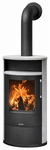 JUSTUS Kaminofen &raquo;Island 7 2.0&laquo;, schwarz/grau, Speckstein, 7 kW