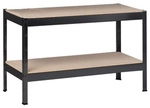 SCHULTE REGALWELT Grundregal, LxBxH: 35 x 100 x 43 cm, Metall/Holz, Schwarz, 2