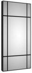 TALOS Spiegel, rechteckig, BxH: 60 x 120 cm - schwarz