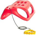 PROSPERPLAST Schlitten &raquo;Little Seal&laquo;, L&auml;nge: 860 mm, mit Zugband - rot