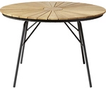 Cinas Gartentisch &raquo;Ellen&laquo;, &Oslash;xH: 110 x 73 cm, Tischplatte: Teakholz - grau