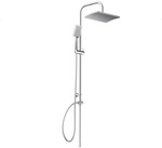 SCH&Uuml;TTE &Uuml;berkopfbrause-Set &raquo;MALLORCA&laquo;, chromfarben, wassersparend, &Oslash;: 32 cm -