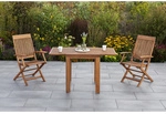 MERXX Gartenm&ouml;belset &raquo;Comodoro&laquo;, Holz, 3-teilig - beige