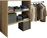 VCM Regal &raquo;Dacho&laquo;, BxHxL: 50 x 100 x 90 cm, Holzwerkstoff - braun