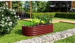 VITAVIA Hochbeet &raquo;Terra Basic&laquo;, BxHxL: 82,1 x 40,1 x 162,1 cm, Zincalume&reg; - rot