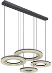 GLOBO LIGHTING H&auml;ngeleuchte, (BxHxL): 50 x 120 x 100 cm, Metall 80 W - schwarz