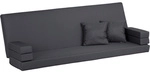 Kissen-Set &raquo;Star&laquo;, anthrazit, 183x57x10cm - grau