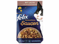 felix Katzen-Nassfutter »Felix Sensations Sauce«, Lachs/Garnelen, 85 g