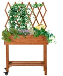 Outsunny Hochbeet, LxBxH: 79 x 29 x 130 cm - braun