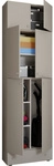 VCM Putzschrank &raquo;Lona&laquo;, BxHxL: 39 x 240 x 70 cm, Holzwerkstoff - grau