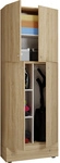 VCM Putzschrank &raquo;Lona&laquo;, BxHxL: 39 x 200 x 70 cm, Holzwerkstoff - braun