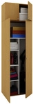 VCM Putzschrank &raquo;Vandol II&laquo;, BxHxL: 39 x 218 x 70 cm, Holzwerkstoff - braun